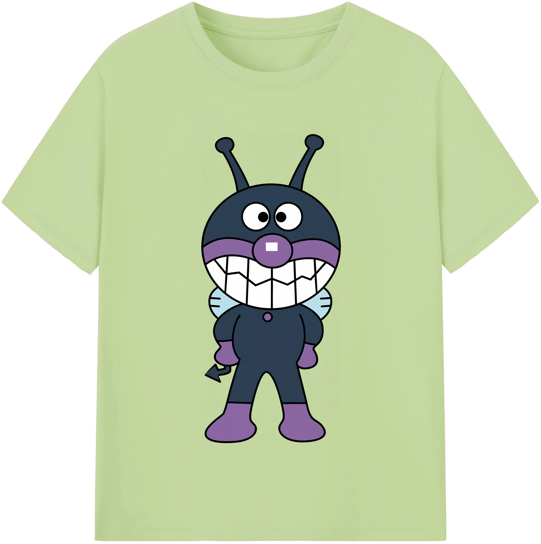 （画像用） アンパンマン Anpanman 綿100％半袖Tシャツ（フロントプリント）